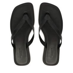 Japonki Vagabond Shoemakers. Czarne klapki damskie Vagabond Shoemakers, bez wzorów, bez obcasa, bez zapięcia. Za 369.99 zł.