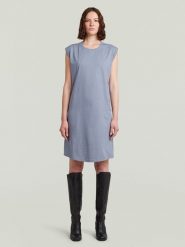 G-Star Sukienka w kolorze błękitnym rozmiar: S. Niebieskie sukienki damskie G-Star, bez wzorów, z bawełny, retro, bez ramiączek. Za 126.45 zł.