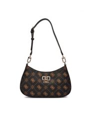 Guess Torebka Emelie Logo HWGP99 28180 Brązowy. Brązowe torebki klasyczne damskie Guess, ze skóry, bez dodatków. Za 609.99 zł.