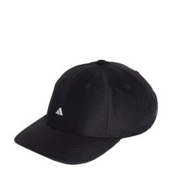 Czapka damska adidas Satin Baseball. Czarne czapki z daszkiem damskie Adidas, bez wzorów, z materiału. Za 74.99 zł.