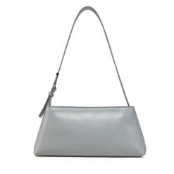 Torebka Calvin Klein. Szare torebki klasyczne damskie Calvin Klein, bez dodatków. Za 359.99 zł.