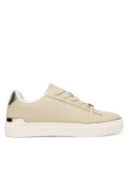 Liu Jo Sneakersy Kiki 01 BF5063 PX026 Beżowy. Brązowe obuwie sportowe damskie Liu Jo, ze skóry, bez zapięcia. Za 379.99 zł.
