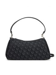 Calvin Klein Jeans Torebka Drop Monogram Lg Shoulder Bag LV04K3114G Czarny. Czarne torebki klasyczne damskie Calvin Klein Jeans, z jeansu, bez dodatków. Za 529.99 zł.