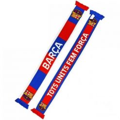 Dwustronny Szalik Z Dzianiny Barca. Czarne szaliki damskie FC BARCELONA, bez wzorów, z dzianiny. Za 172.99 zł.