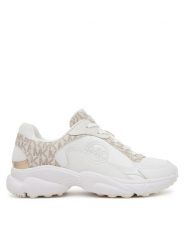 MICHAEL Michael Kors Sneakersy Sami 43S4SMFSBL Biały. Białe obuwie sportowe damskie MICHAEL Michael Kors, ze skóry, bez zapięcia. Za 569.99 zł.
