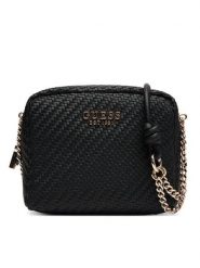 Guess Torebka Mirema HWWG96 31140 Czarny. Czarne listonoszki damskie Guess, z aplikacjami, ze skóry, bez dodatków. Za 469.99 zł.
