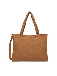 Roxy Torebka C-ROXY-KL-005-08 Brązowy. Brązowe shopper bag Roxy, bez wzorów, z materiału, bez dodatków. Za 139.99 zł.