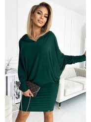 Numoco Sukienka w kolorze zielonym rozmiar: L/XL. Zielone sukienki damskie NUMOCO, bez wzorów, bez ramiączek. Za 149.45 zł.