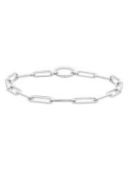 Tamaris Bransoletka z elementami ozdobnymi rozmiar: onesize. Szare bransoletki damskie Tamaris, ze stali. Za 73.99 zł.