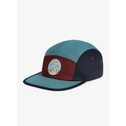 Czapka z daszkiem E9 Bruce - tropical/sea. Niebieskie czapki z daszkiem damskie E9, bez wzorów. Za 118.99 zł.