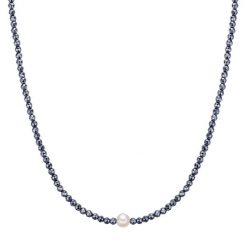 Valero Pearls Srebro wysokiej pr óby Hematyt Perła hodowlana słodkowodna Naszyjniki 1 ct Damski. Białe naszyjniki damskie Valero Pearls, z hematytem, srebrne. Za 319.99 zł.
