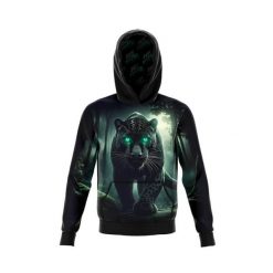 Bluza kangurka sportowa z kapturem unisex wygodna FA CZARNA PANTERA. Czarne bluzy damskie JUST HERO, l, bez wzorów, z dzianiny, z kapturem. Za 179.00 zł.