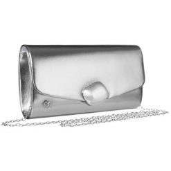 Kopertówka damska Rovicky R-XS022 srebrna. Szare torebki klasyczne damskie ROVICKY, ze skóry ekologicznej, bez dodatków. Za 49.99 zł.