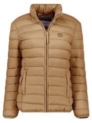 Geographical Norway Kurtka pikowana w kolorze jasnobrązowym rozmiar: XXL. Brązowe kurtki damskie Geographical Norway, xxl, bez wzorów, bez kaptura. Za 113.90 zł.