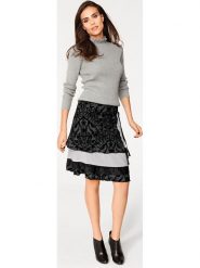 Heine Spódnica w kolorze antracytowym rozmiar: 40. Czarne spódnice damskie Heine, na co dzień, bez wzorów, midi. Za 100.04 zł.