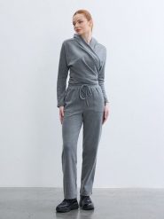 BGN Bluza w kolorze szarym rozmiar: 38. Szare bluzy damskie BGN, bez wzorów, z kapturem. Za 122.09 zł.