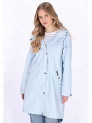 Schmuddelwedda Płaszcz przeciwdeszczowy w kolorze błękitnym rozmiar: S. Niebieskie płaszcze damskie Schmuddelwedda, s, bez wzorów, bez kaptura. Za 217.99 zł.