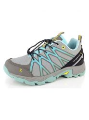 Kimberfeel Buty turystyczne "Ubaye" w kolorze szaro-turkusowym rozmiar: 38. Szare obuwie trekkingowe damskie Kimberfeel, bez zapięcia. Za 260.99 zł.