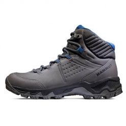 Buty trekkingowe damskie Mammut Nova Mid Iv Gtx. Szare obuwie trekkingowe damskie Mammut, z materiału, za kostkę, bez zapięcia. Za 1,013.00 zł.