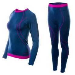 Bielizna termoaktywna Hi-Tec Lady Ikar Top Bottom - damska, komplet. Brązowa komplety bielizny Hi-tec, bez wzorów, z materiału. Za 124.99 zł.