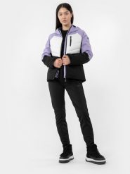 4F Spodnie narciarskie damskie M. Czarne spodnie sportowe damskie 4F, m, bez wzorów, z materiału, narciarskie. Za 399.99 zł.