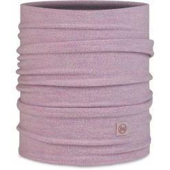 Komin sportowy unisex Buff® Merino Fleece Lilac Sand z wełny merynosów. Czerwone kominy damskie Buff, bez wzorów, z wełny. Za 130.79 zł.