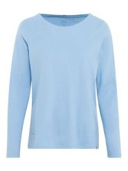 Camel Active Koszulka w kolorze błękitnym rozmiar: XXL. Niebieskie bluzki damskie Camel Active, xxl, bez wzorów, z bawełny, bez kołnierzyka, bez ramiączek. Za 87.81 zł.