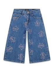 Guess Jeansy K6RA06 D45E0 Niebieski Regular Fit. Niebieskie jeansy dziewczęce Guess, z aplikacjami, z bawełny. Za 235.00 zł.