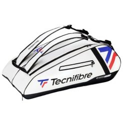 Torba na rakiety tenisowe Tecnifibre 12R Tour endurance. Białe torby sportowe TECNIFIBRE, bez wzorów. Za 499.00 zł.