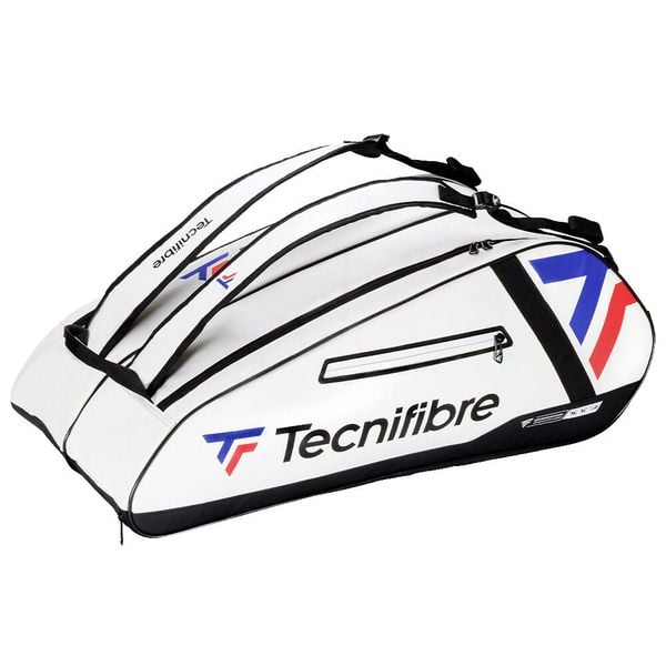 Torba na rakiety tenisowe Tecnifibre 12R Tour endurance. Białe torby sportowe TECNIFIBRE, bez wzorów. Za 483.80 zł.