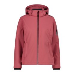 Kurtka Softshell CMP dla kobiet z kapturem. Białe kurtki sportowe damskie CMP, bez wzorów, z elastanu, z kapturem. Za 348.43 zł.