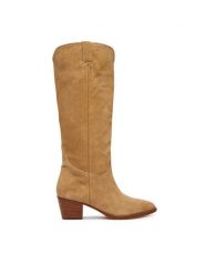 LAUREN RALPH LAUREN Kozaki 802P12042001 Brązowy. Brązowe kozaki damskie Lauren Ralph Lauren, bez obcasa, na słupku, bez zapięcia. Za 1,499.00 zł.