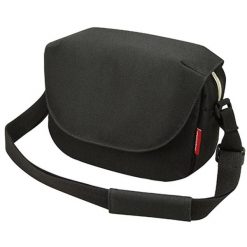 Torba na kierownicę „Funbag”, czarna. Czarne torby sportowe KLICKFIX, bez wzorów, duże. Za 410.75 zł.