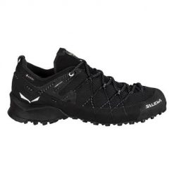 Buty trekkingowe damskie Salewa Wildfire 2 Gtx. Czarne obuwie trekkingowe damskie Salewa, z materiału, bez zapięcia. Za 951.00 zł.