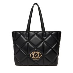 Torebka LOVE MOSCHINO. Czarne shopper bag Love Moschino, bez wzorów, bez dodatków. Za 739.99 zł.