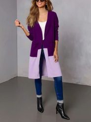 Milan Kiss Kardigan w kolorze fioletowym rozmiar: M. Różowe kardigany damskie Milan Kiss, m, bez wzorów. Za 113.99 zł.