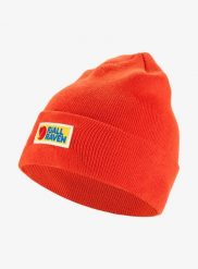Czapka zimowa Fjallraven Vardag Classic Beanie - flame orange. Brązowe czapki damskie Fjällräven, na zimę, bez wzorów, z dzianiny. Za 109.99 zł.