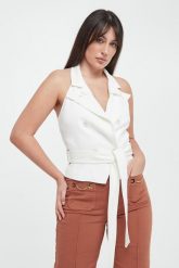 Kamizelka damska ELISABETTA FRANCHI. Kamizelki damskie Elisabetta Franchi, bez wzorów, bez kaptura. Za 2,259.00 zł.