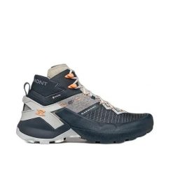 Buty trekkingowe Garmont 9.81 Onyx GTX Mid. Niebieskie obuwie trekkingowe damskie Garmont, z gore-texu, bez zapięcia. Za 987.55 zł.