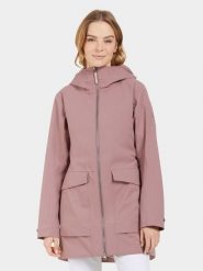 Didriksons Parka "Folka" w kolorze jasnoróżowym rozmiar: 42. Różowe parki damskie Didriksons, m, bez kaptura. Za 429.95 zł.