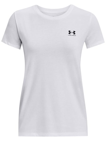 Under Armour Koszulka w kolorze białym rozmiar: S. Białe bluzki damskie Under Armour, s, bez wzorów, bez kołnierzyka, bez ramiączek. Za 52.42 zł.