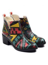 Goby Botki w kolorze czarnym ze wzorem rozmiar: 36. Czarne botki damskie Goby, z materiału, bez obcasa, bez zapięcia. Za 347.99 zł.