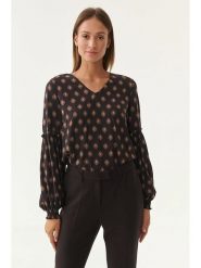 TATUUM Bluzka w kolorze brązowym rozmiar: 34. Brązowe bluzki damskie TATUUM, s, bez wzorów, z wiskozy, klasyczne, bez kołnierzyka, bez ramiączek. Za 117.45 zł.