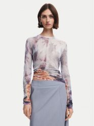 Desigual Bluzka North Bay 24WWJF60 Szary Regular Fit. Szare bluzki damskie Desigual, l, bez wzorów, z wiskozy, bez kołnierzyka, bez ramiączek. Za 252.05 zł.
