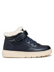 Geox Sneakersy J Theleven B Ab J56HTA 077BC C4021 M Granatowy. Niebieskie buty sportowe dziewczęce Geox, bez wzorów, ze skóry, bez zapięcia. Za 249.99 zł.