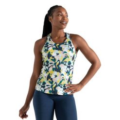 Tank Top Damski Płatek Bolt. Niebieskie koszulki sportowe damskie Dare 2b, m, bez wzorów, bez ramiączek. Za 38.99 zł.