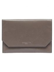 Liebeskind Berlin Skórzany portfel "Pouch M" w kolorze szarobrązowym - 23 x 16 x 1 cm rozmiar: onesize. Brązowe portfele damskie Liebeskind Berlin, bez wzorów, z materiału. Za 263.53 zł.
