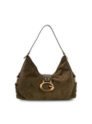 Guess Torebka 183661 Zielony. Zielone listonoszki damskie Guess, z aplikacjami, bez dodatków. Za 674.99 zł.