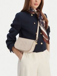 GINO ROSSI Torebka C-KY191 Écru. Listonoszki damskie Gino Rossi, bez wzorów, z materiału, bez dodatków. Za 179.99 zł.