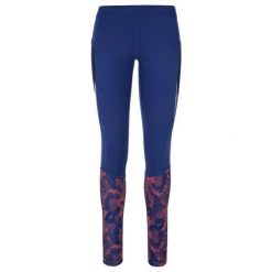 Legginsy damskie Kilpi Runner. Niebieskie legginsy damskie Kilpi, s, bez wzorów, z materiału. Za 163.85 zł.